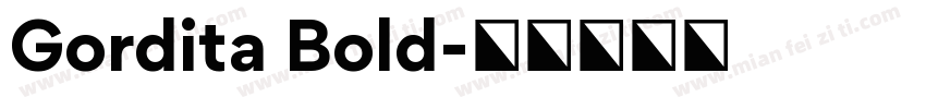 Gordita Bold字体转换
